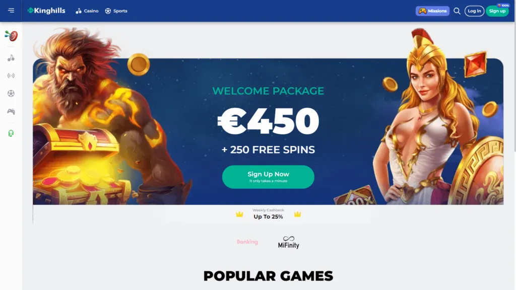 Kinghills Casino Bonus
